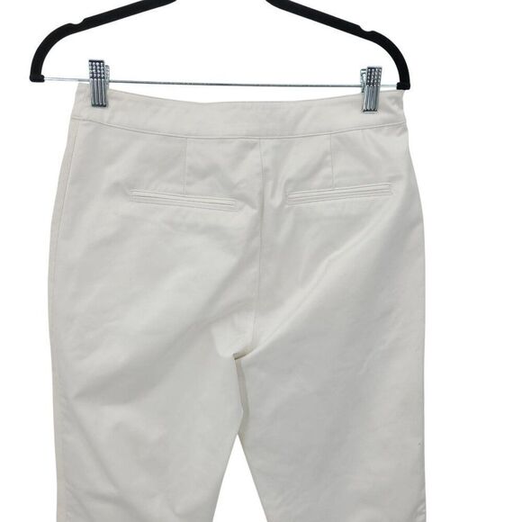 Pink Stitch Athletic White Slim Fit Vented Pants 4 Activewear Sportswear Golf - Picture 8 of 10